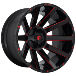 Fuel D643 CONTRA GLOSS BLACK RED TINTED CLEAR
