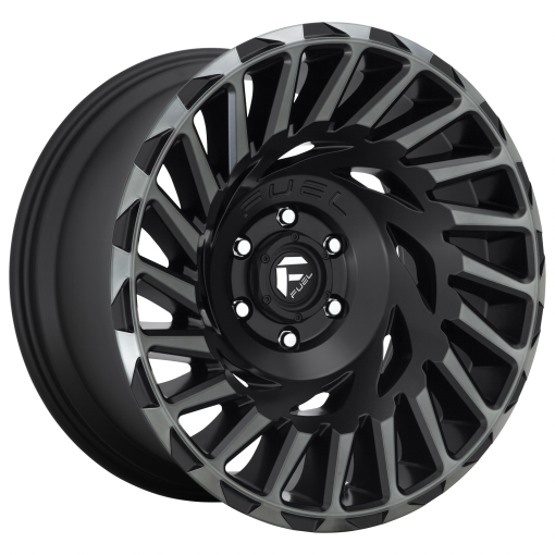 Fuel Wheels D683 CYCLONE MATTE MACHINED DOUBLE DARK TINT