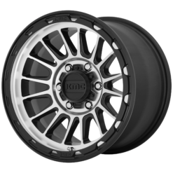 KMC KM542 IMPACT Satin Black Machined