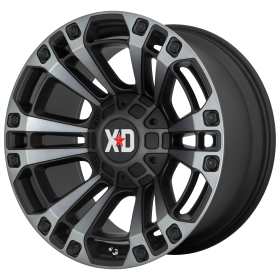 XD Series Wheels XD851 SATIN BLACK WITH GRAY TINT