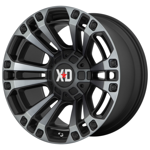XD Series Wheels XD851 SATIN BLACK WITH GRAY TINT
