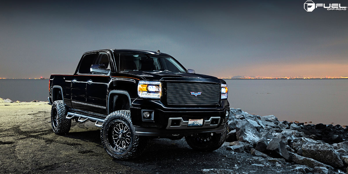 GMC Sierra 1500 20x10 Fuel Titan D588 Wheels