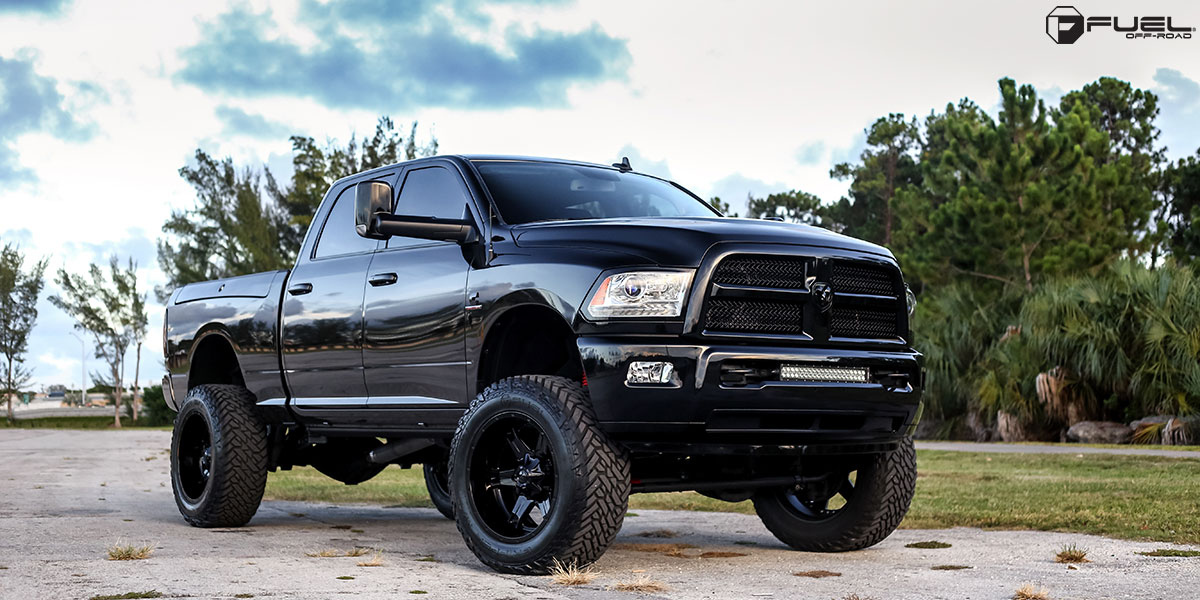 Dodge Ram 2500 22x12 Fuel Driller D256 Wheels