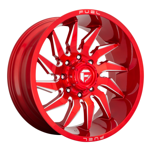 Fuel Wheels D745 SABER CANDY RED MILLED