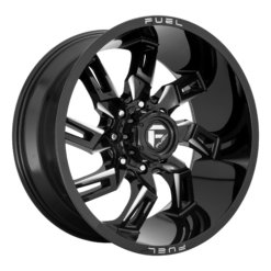 Fuel D747 LOCKDOWN GLOSS BLACK MILLED