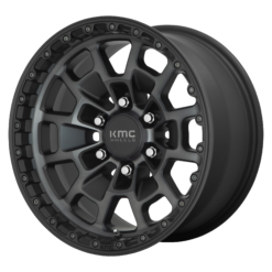 KMC KM718 SUMMIT SATIN BLACK WITH GRAY TINT