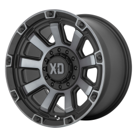 XD Series Wheels XD852 GAUNTLET SATIN BLACK WITH GRAY TINT