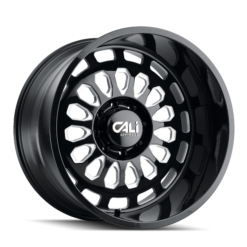 Cali Offroad PARADOX GLOSS BLACK/MILLED SPOKES