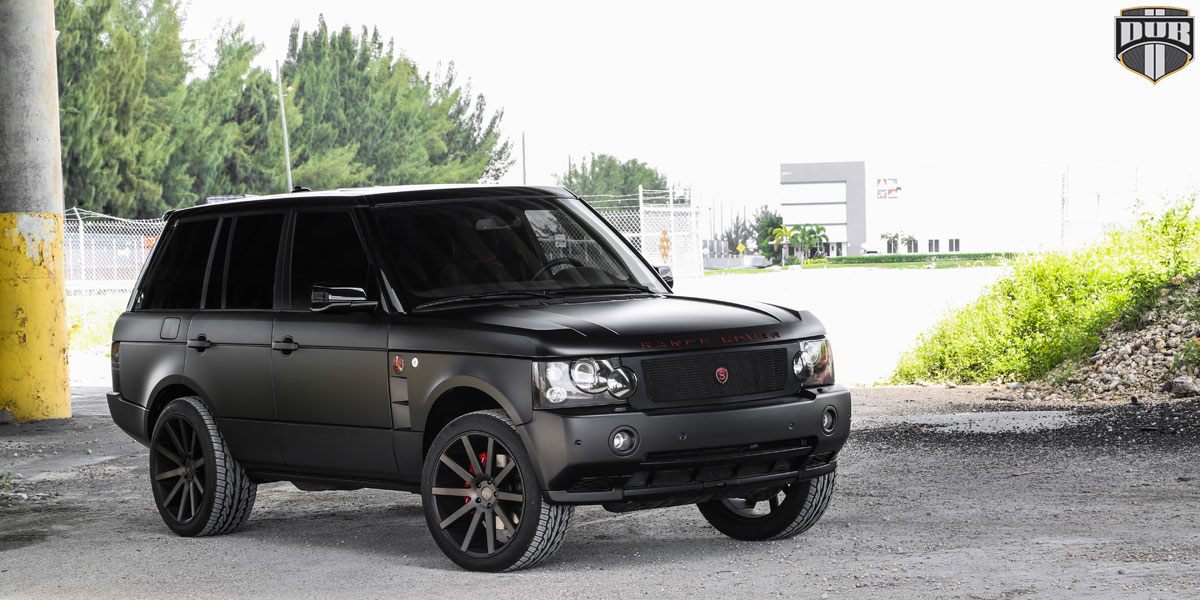 Land Rover Range Rover w/ 22x10.5 DUB Shot Calla S121 Wheels
