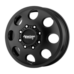 American Racing AR204 BAJA DUALLY SATIN BLACK - FRONT