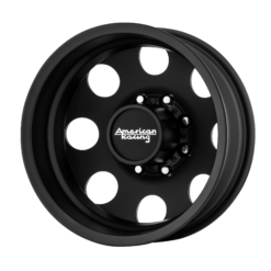 American Racing AR204 BAJA DUALLY SATIN BLACK - REAR