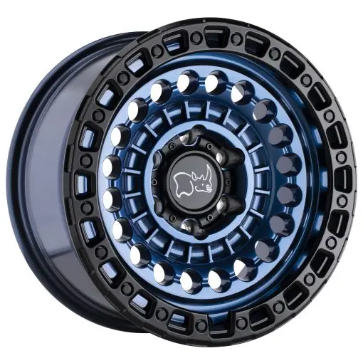 Black Rhino Wheels SENTINEL COBALT BLUE W/ BLACK LIP EDGE