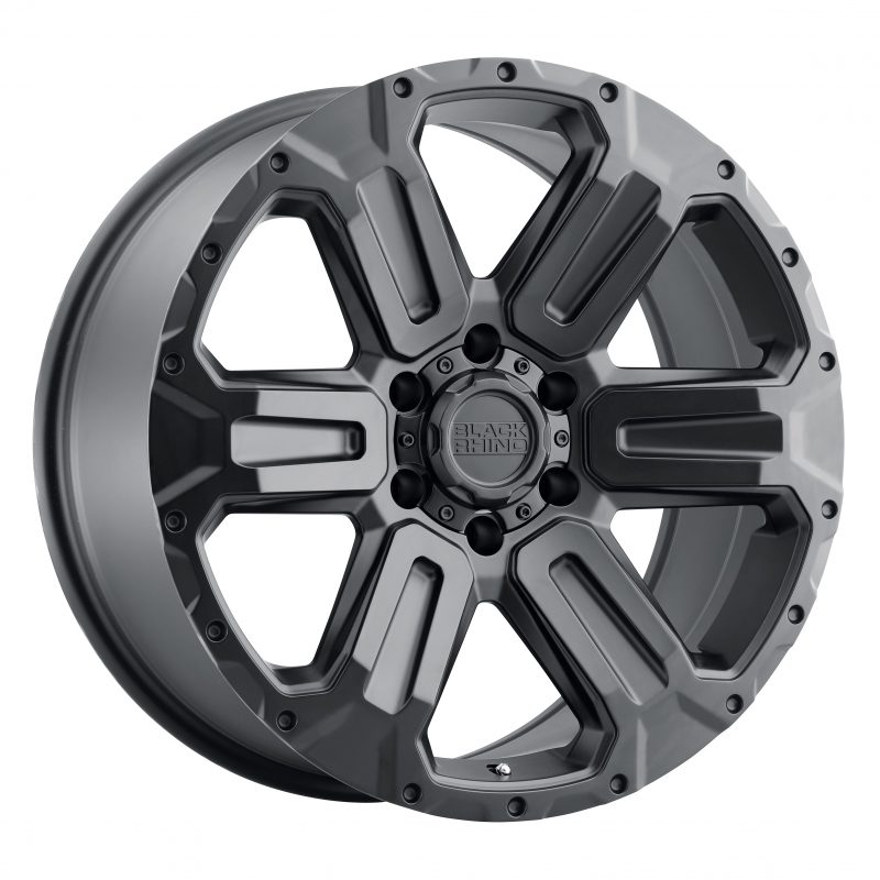 18x9.0 Black Rhino Wanaka Matte Black main image 1