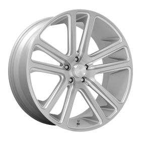 DUB Wheels S257 FLEX GLOSS SILVER BRUSHED FACE