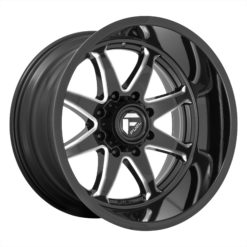 Fuel D749 HAMMER GLOSS BLACK MILLED