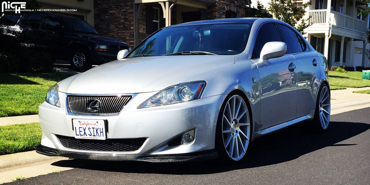 Lexus IS w/ 20x8.5 Niche Surge M112 Wheels