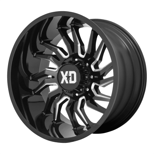 XD Series Wheels XD858 TENSION GLOSS BLACK MILLED