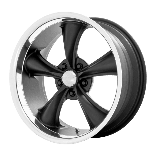 American Racing Wheels VN338 BOSS TEXTURED BLACK WITH DIAMOND CUT LIP
