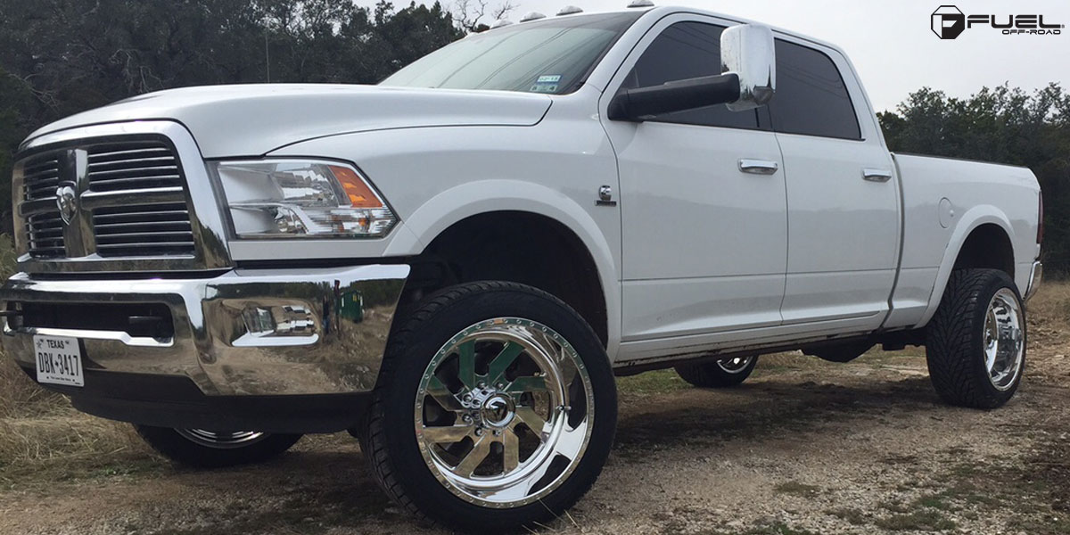 Fuel Rims 2500 Dodge Ram 2500 w/ 22x12 Fuel FF03 6 Lug Wheels