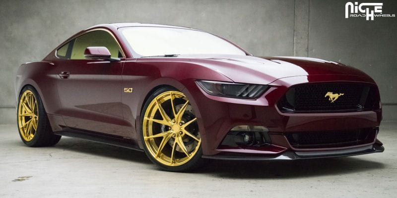 Ford Mustang 21x9 Niche Misano Wheels