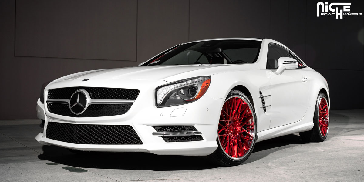 Mercedes-Benz SL550 20x9 Niche Citrine Wheels