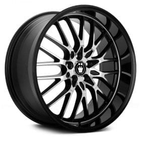 Konig Wheels 16MB LACE GLOSS BLACK WITH MACHINED FACE
