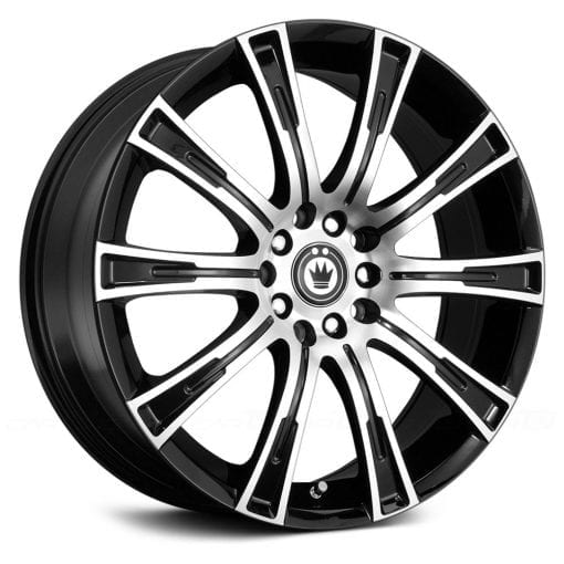 Konig Wheels 50MB CROWN GLOSS BLACK WITH MACHINED FACE