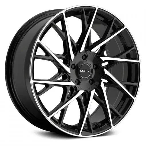 Motiv Wheels 430MB MAESTRO GLOSS BLACK MACHINED FACE ACCENTS