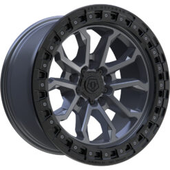 TIS Off Road 556AB SATIN ANTHRACITE WITH CAST SATIN BLACK BEAD RING