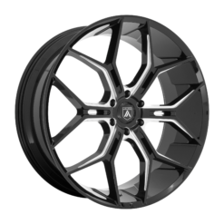 Asanti Black ABL-38 MONARCH TRUCK GLOSS BLACK MILLED