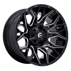 Fuel D769 TWITCH Glossy Black Milled