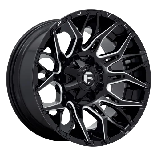Fuel Wheels D769 TWITCH Glossy Black Milled