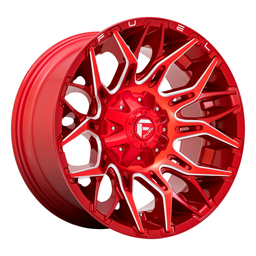 Fuel Wheels D771 TWITCH CANDY RED MILLED