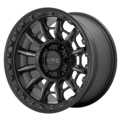 KMC KM547 CARNAGE SATIN BLACK WITH GRAY TINT