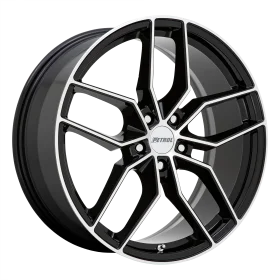 Petrol Wheels P5C GLOSS BLACK W/MACHINED FACE