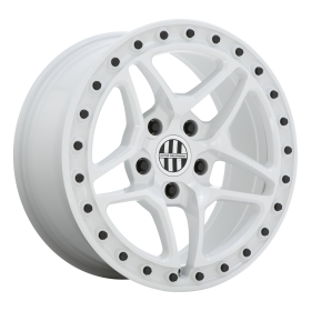 Victor Equipment Wheels BERG GLOSS WHITE WITH BLACK BOLTS