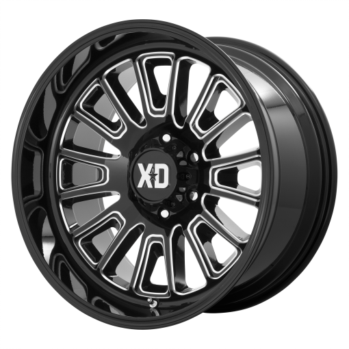 XD Series Wheels XD864 ROVER GLOSS BLACK MILLED