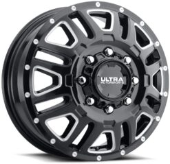 Ultra 003RBM HUNTER DUALLY GLOSS BLACK WITH CNC MILLED ACCENTS AND CLEAR-COAT