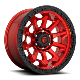 Fuel Wheels D695 COVERT CANDY RED BLACK BEAD RING