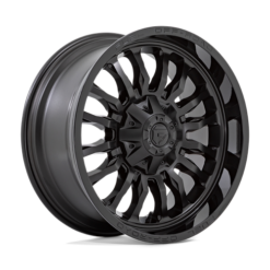 Fuel D796 ARC MATTE BLACK WITH GLOSS BLACK LIP
