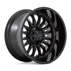 Fuel D796 ARC MATTE BLACK WITH GLOSS BLACK LIP