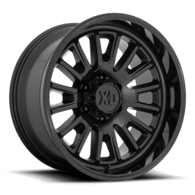 XD Series Wheels XD864 ROVER SATIN BLACK WITH GLOSS BLACK LIP