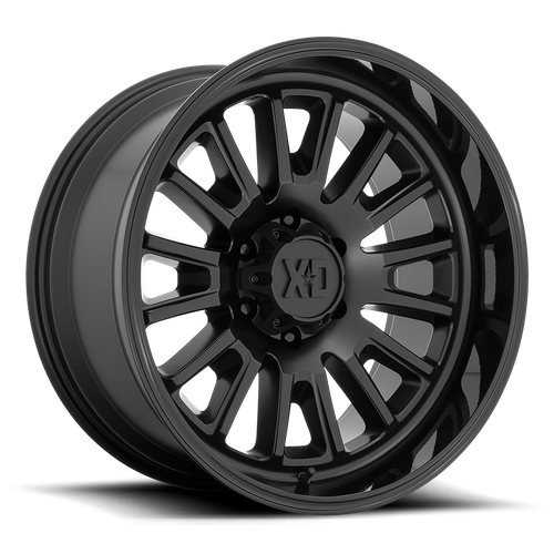 XD Series Wheels XD864 ROVER SATIN BLACK WITH GLOSS BLACK LIP