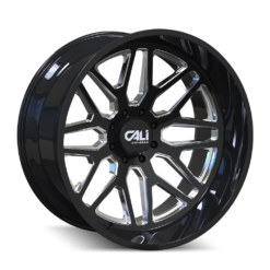 Cali Off-Road INVADER GLOSS BLACK/MILLED SPOKES