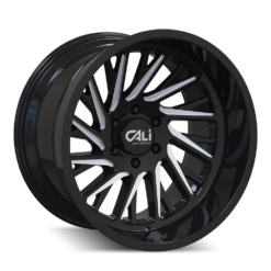 Cali Off-Road PURGE GLOSS BLACK/MILLED SPOKES