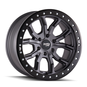 Dirty Life Wheels DT-1 MATTE GUNMETAL W/SIMULATED RING