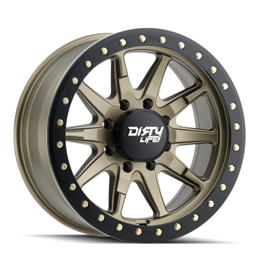 Dirty Life Wheels DT-2 SATIN GOLD W/SIMULATED RING