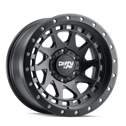Dirty Life Wheels ENIGMA PRO MATTE BLACK W/SIMULATED RING