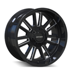 Mayhem APOLLO BLACK W/MILLED SPOKES