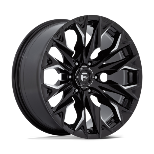 Fuel Wheels D803 FLAME GLOSS BLACK MILLED